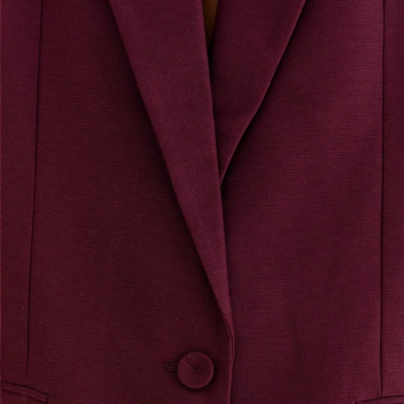 Farm Rio Burgundy Straight Blazer - Picture 8 of 11